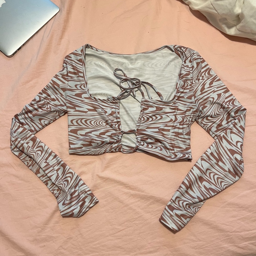 Y2K Cropped Long Sleeve